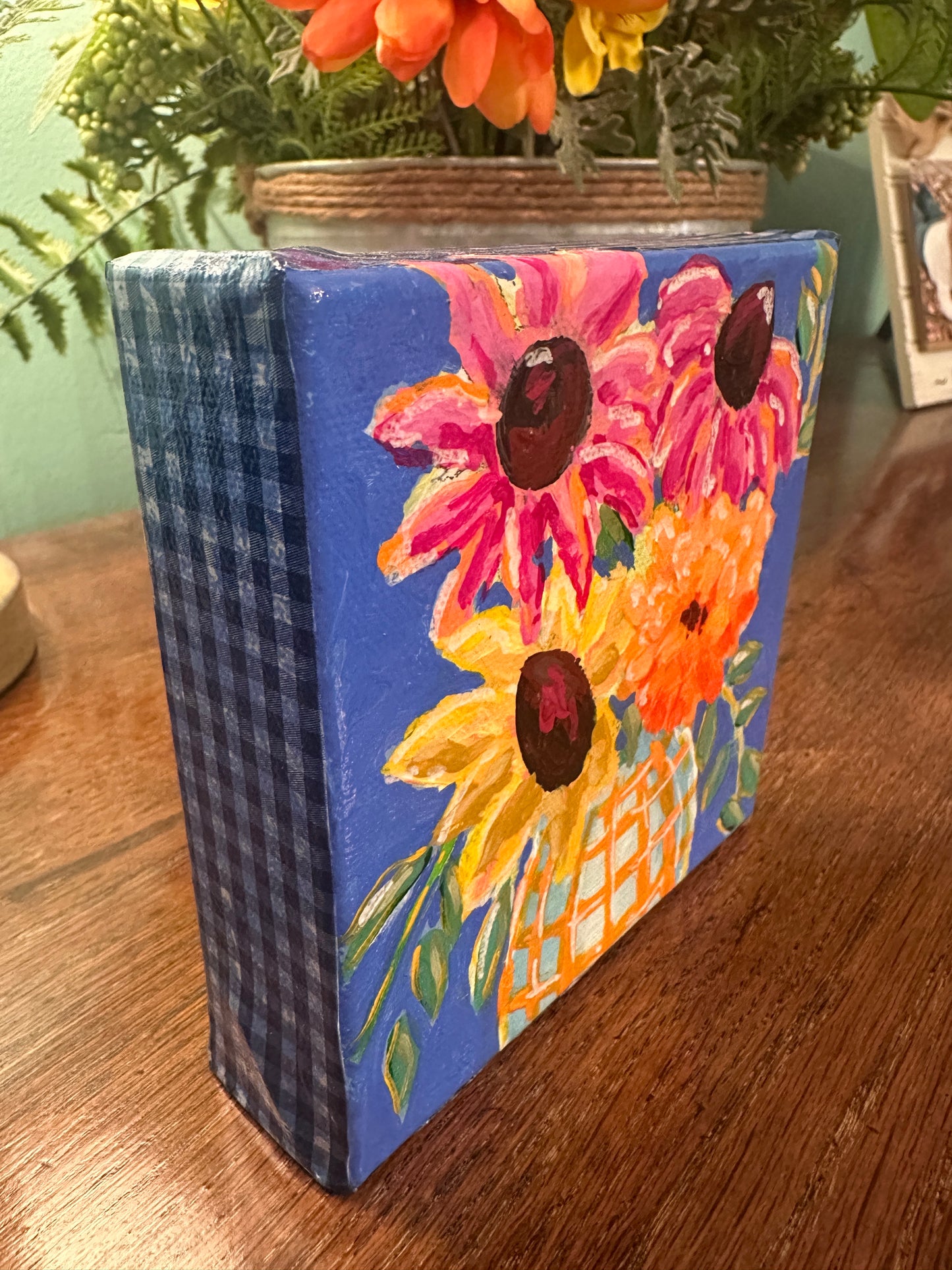 Sunflower and Friends Gingham Buddy II- Little Itty Bitty Collection