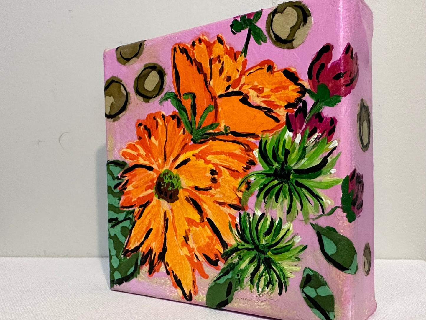 Stretched Canvas Mini Floral (Little Itty-Bitty)