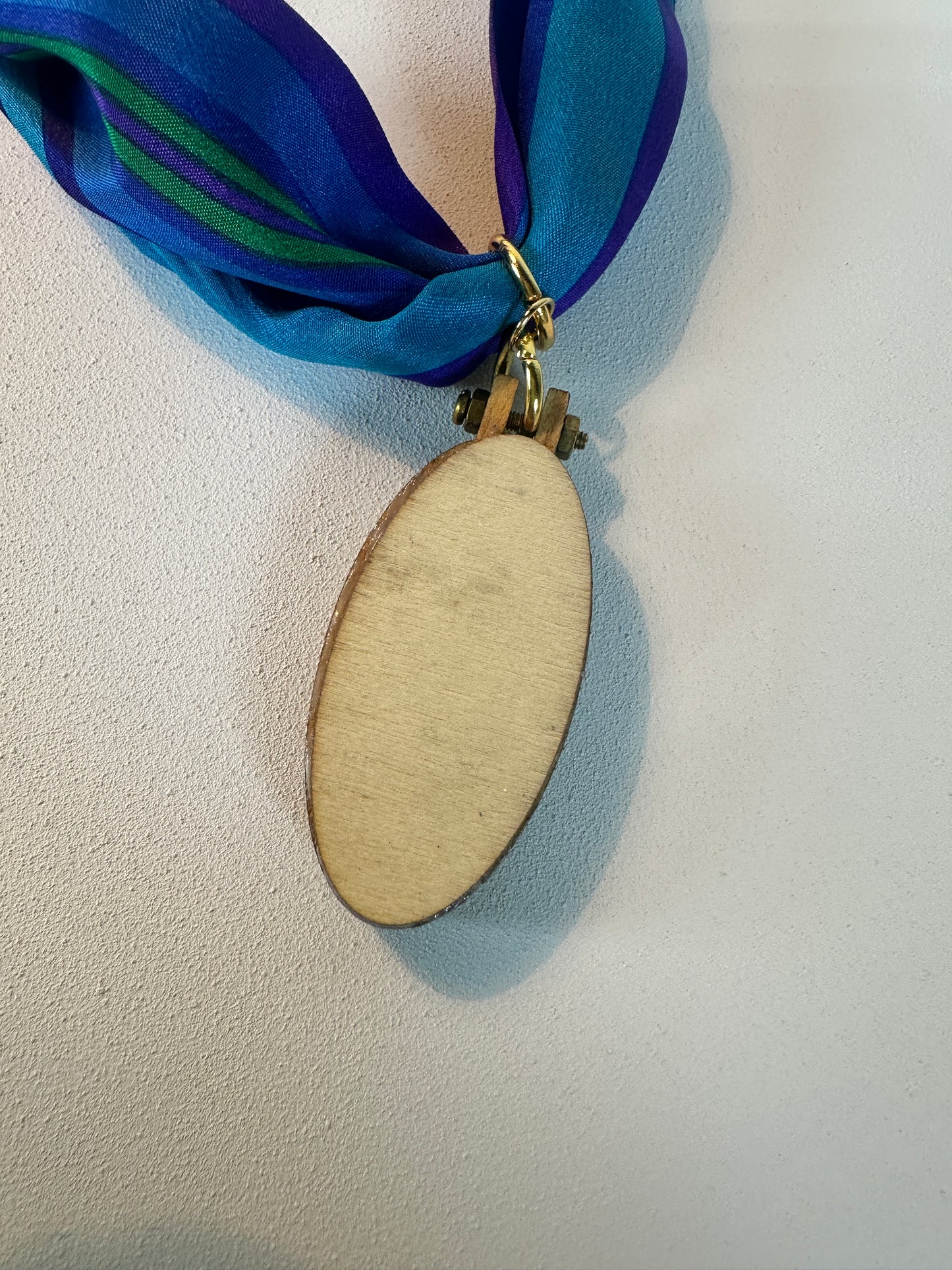 Two Asters Scarf Necklace