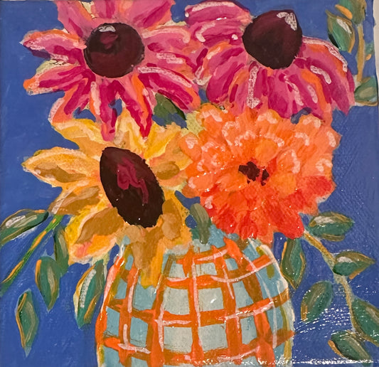 Sunflower and Friends Gingham Buddy II- Little Itty Bitty Collection