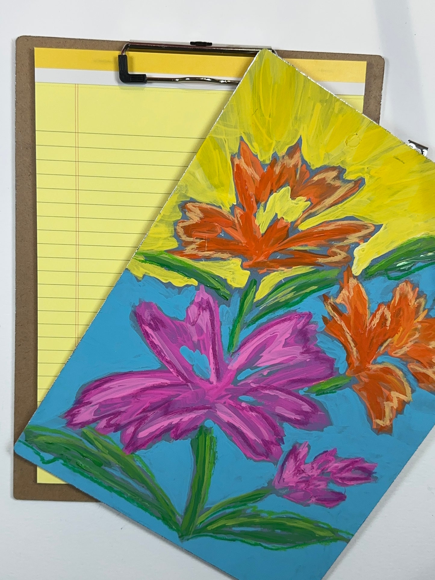 Bright Floral Clipboard