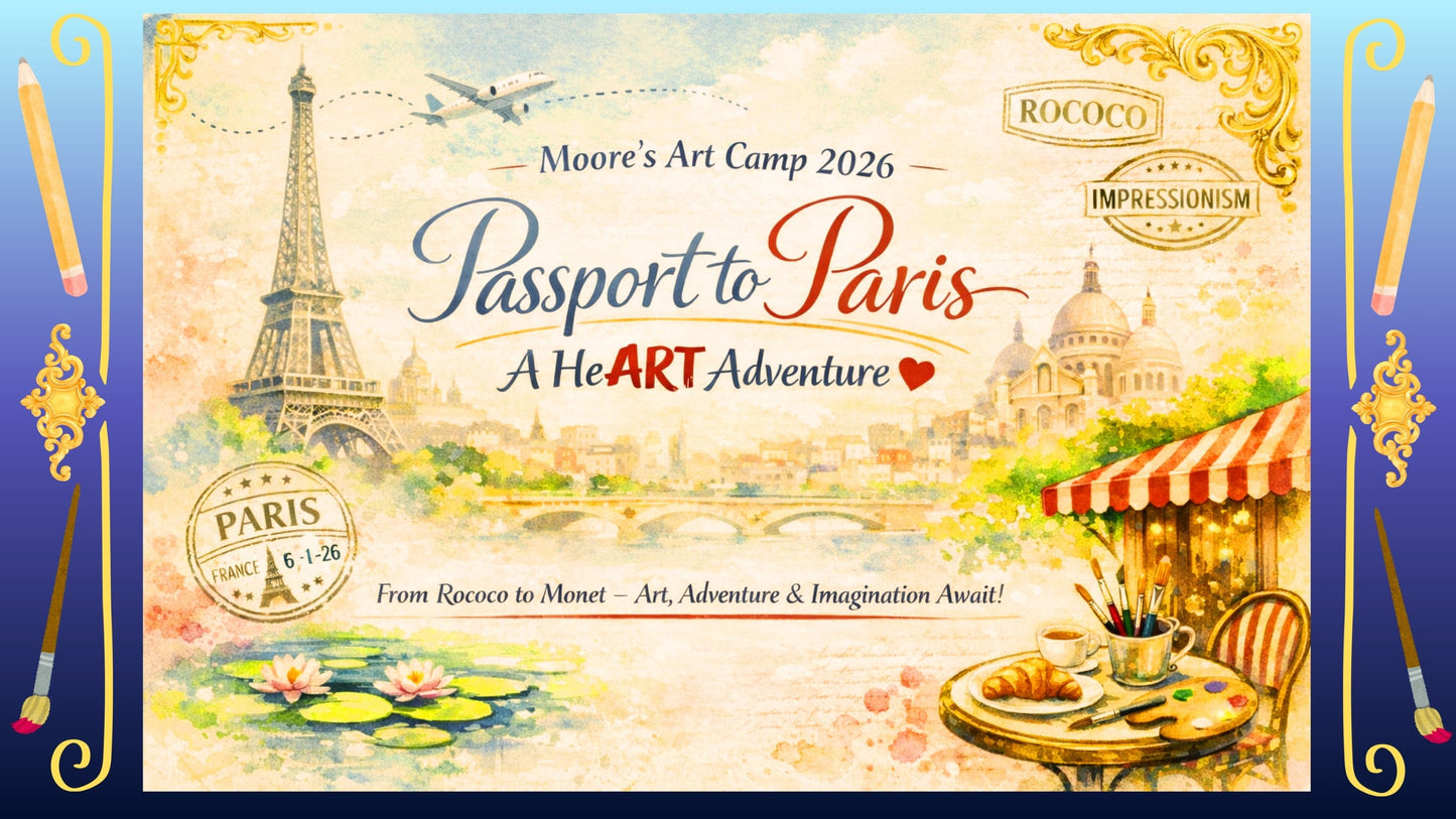 Moore's Art Camp: Session 1-Grades 1-3