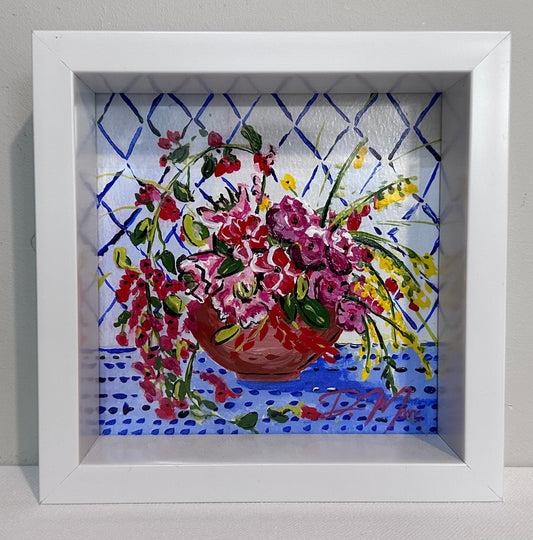 Floral in Clay Pot (LIttle Itty-Bitty)